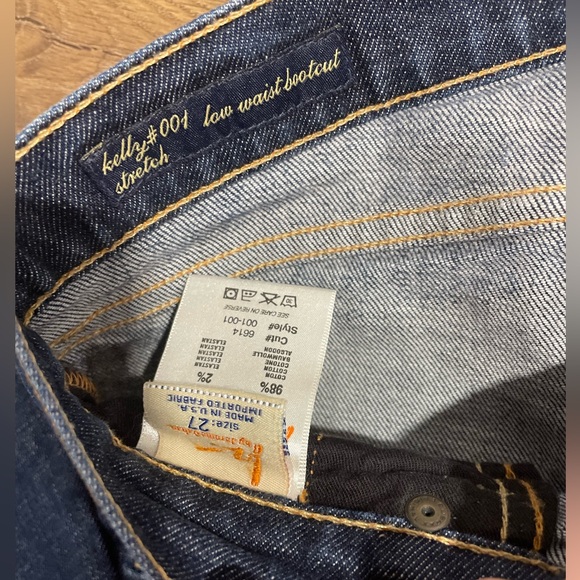 Citizens of Humanity Kelly 001 Low Rise Bootcut Jeans Y2K Medium Wash Denim 27 - Picture 7 of 11